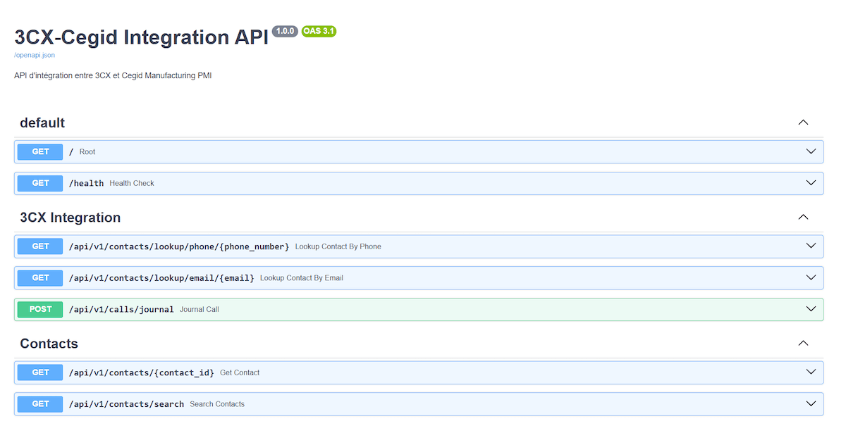 Intégration Cegid PMI avec 3CX